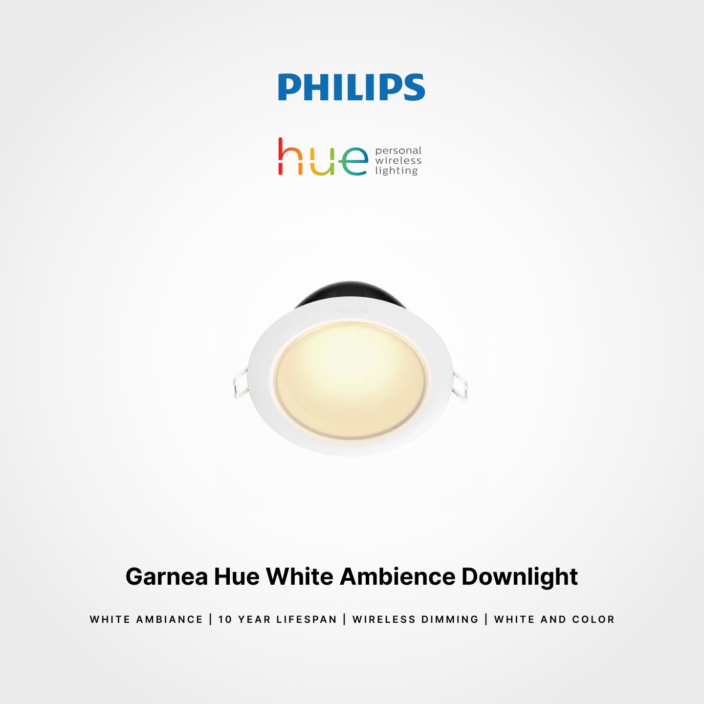 Philips HUE Garnea Hue White Ambience Downlight