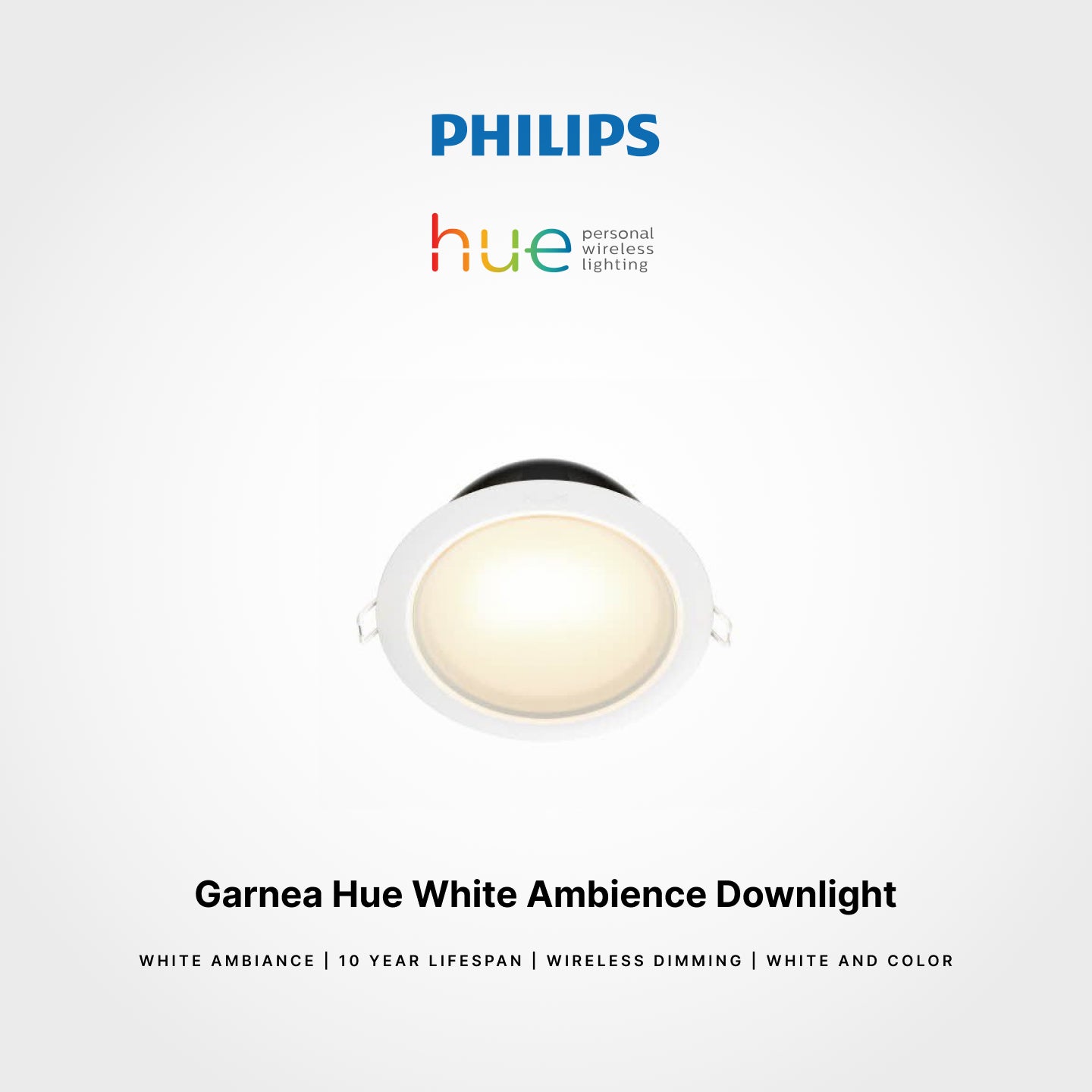 Philips HUE Garnea Hue White Ambience Downlight
