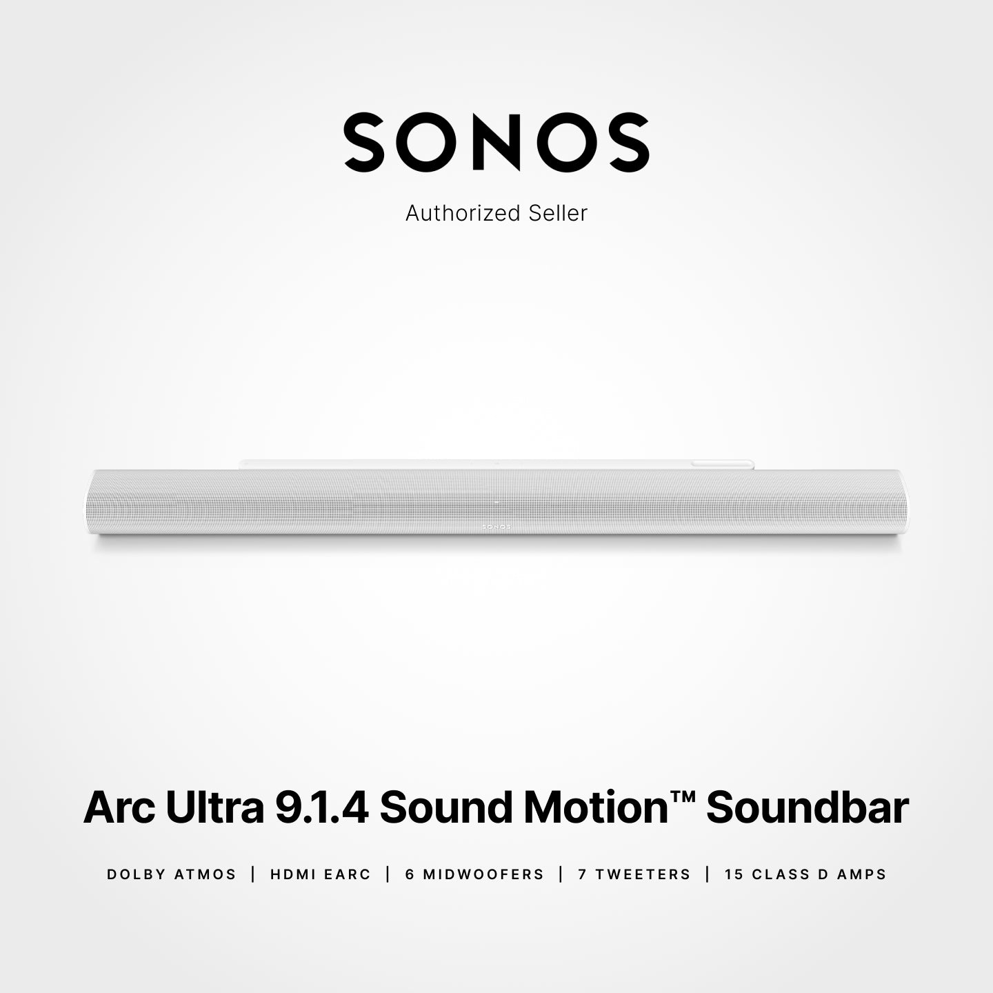 SONOS Arc Ultra 9.1.4 Wireless Dolby Atmos Soundbar