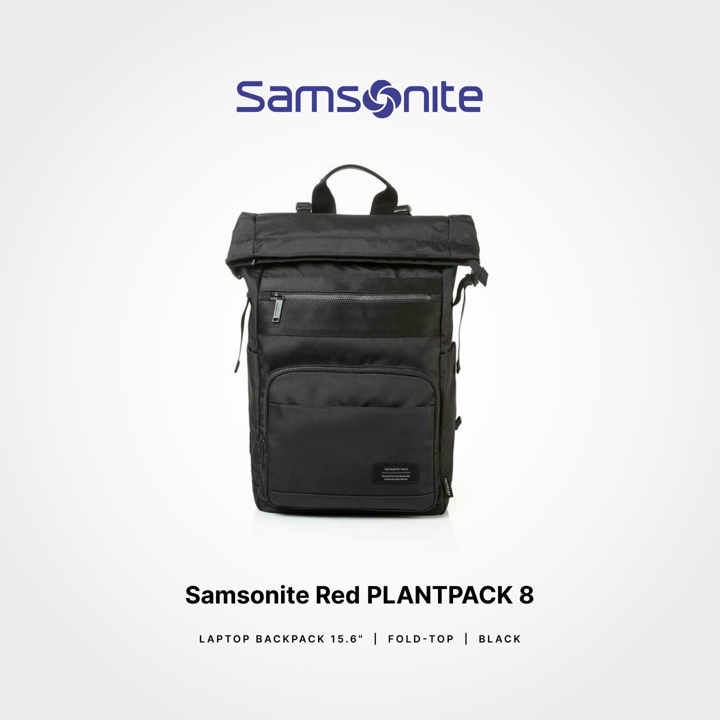 Samsonite Red Plantpack 8 QE7 - Laptop Backpack 15.6"