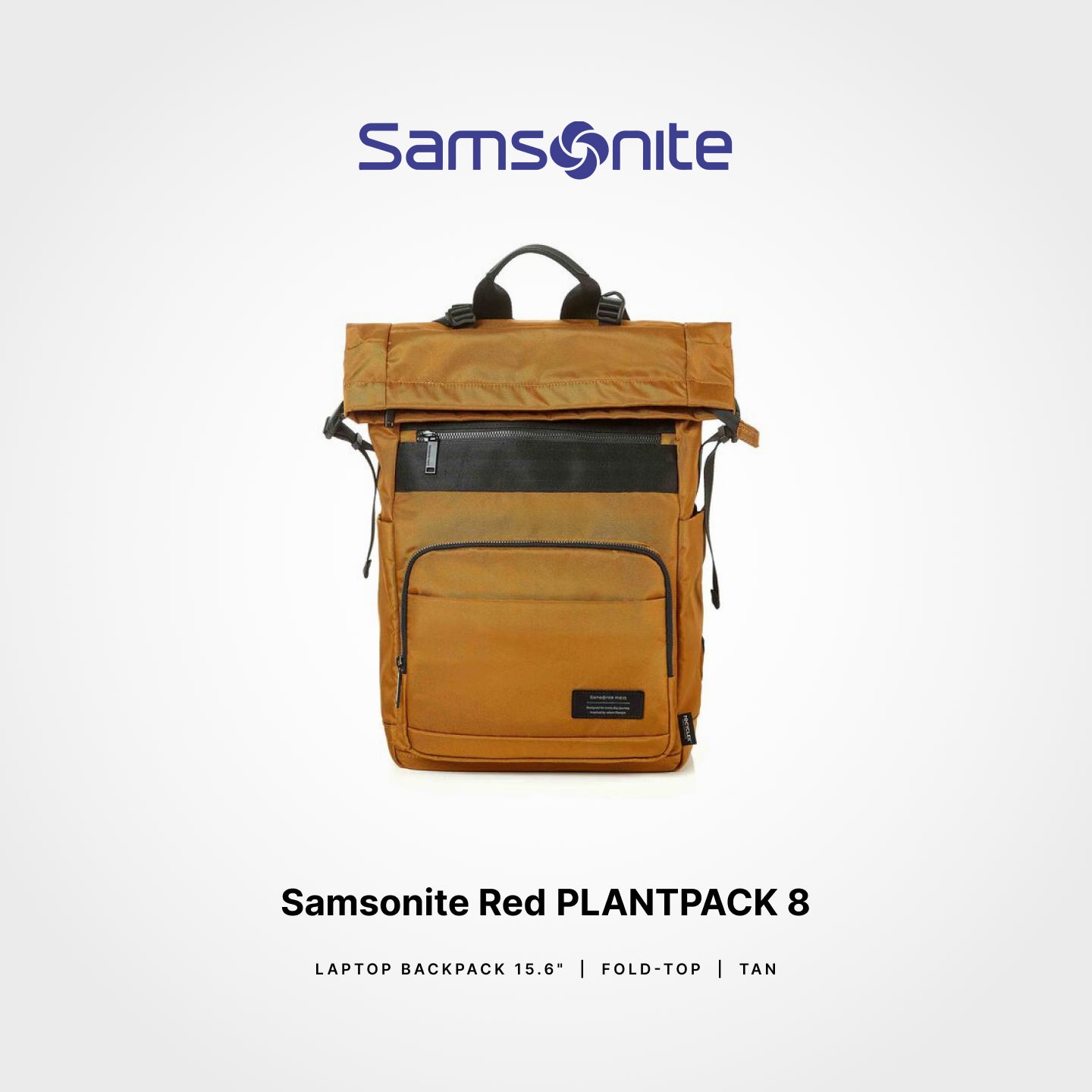Samsonite Red Plantpack 8 QE7 - Laptop Backpack 15.6"