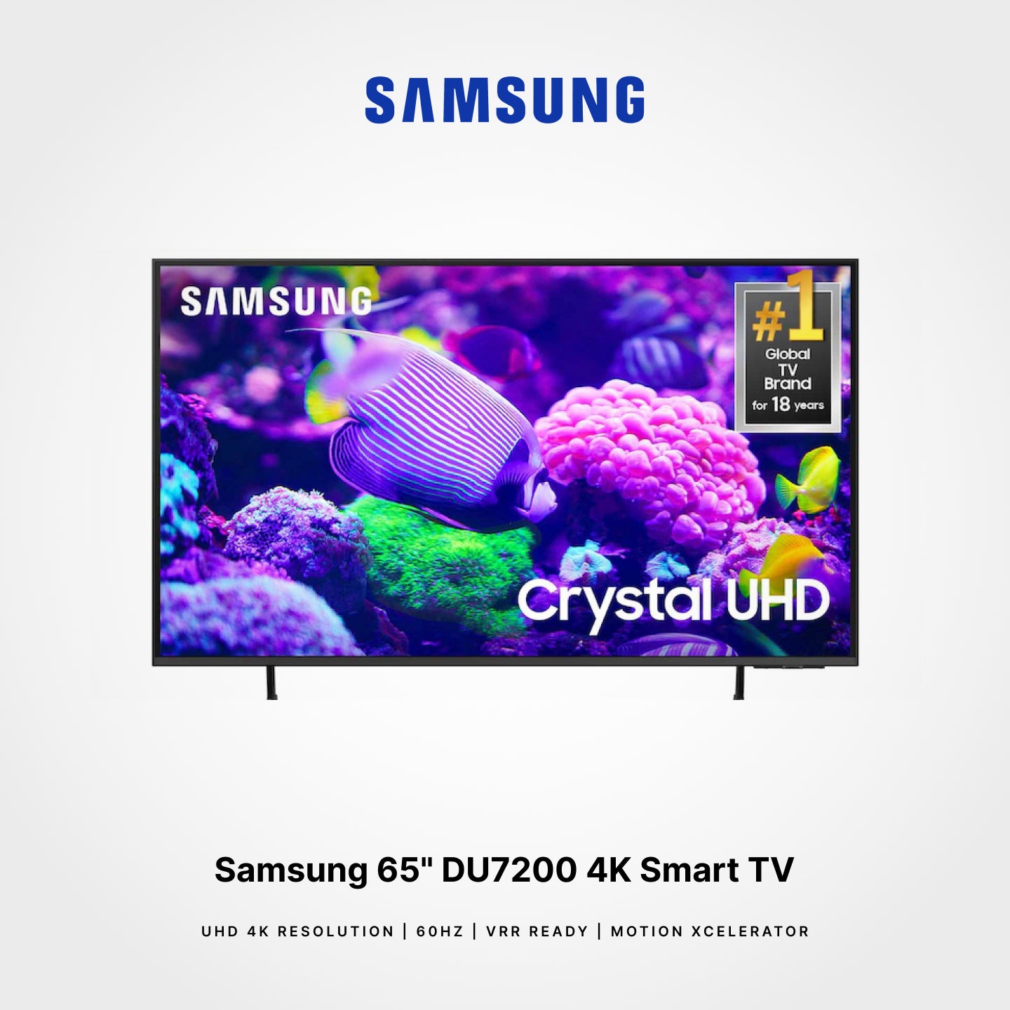 Samsung 55"/65" Crystal UHD DU 7200 Smart 4K TV