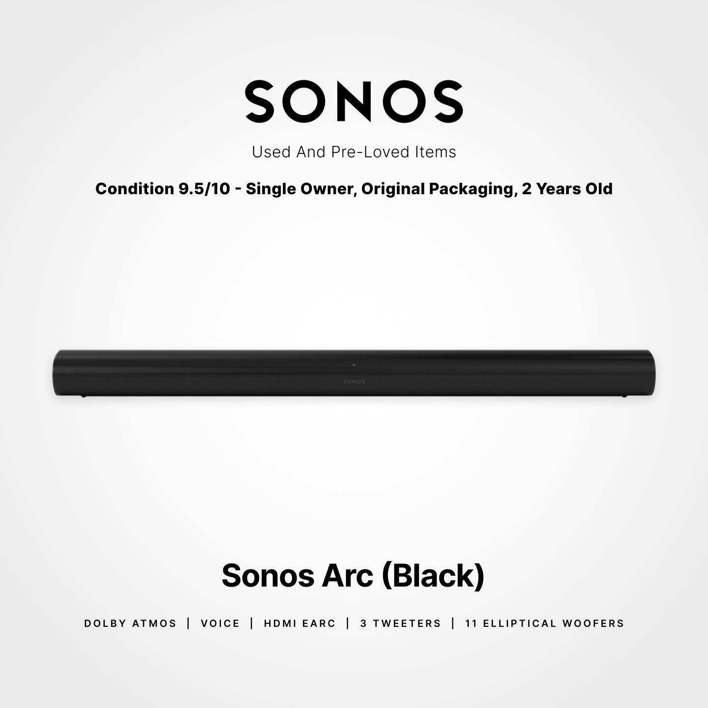 Sonos Arc (Black) - Used