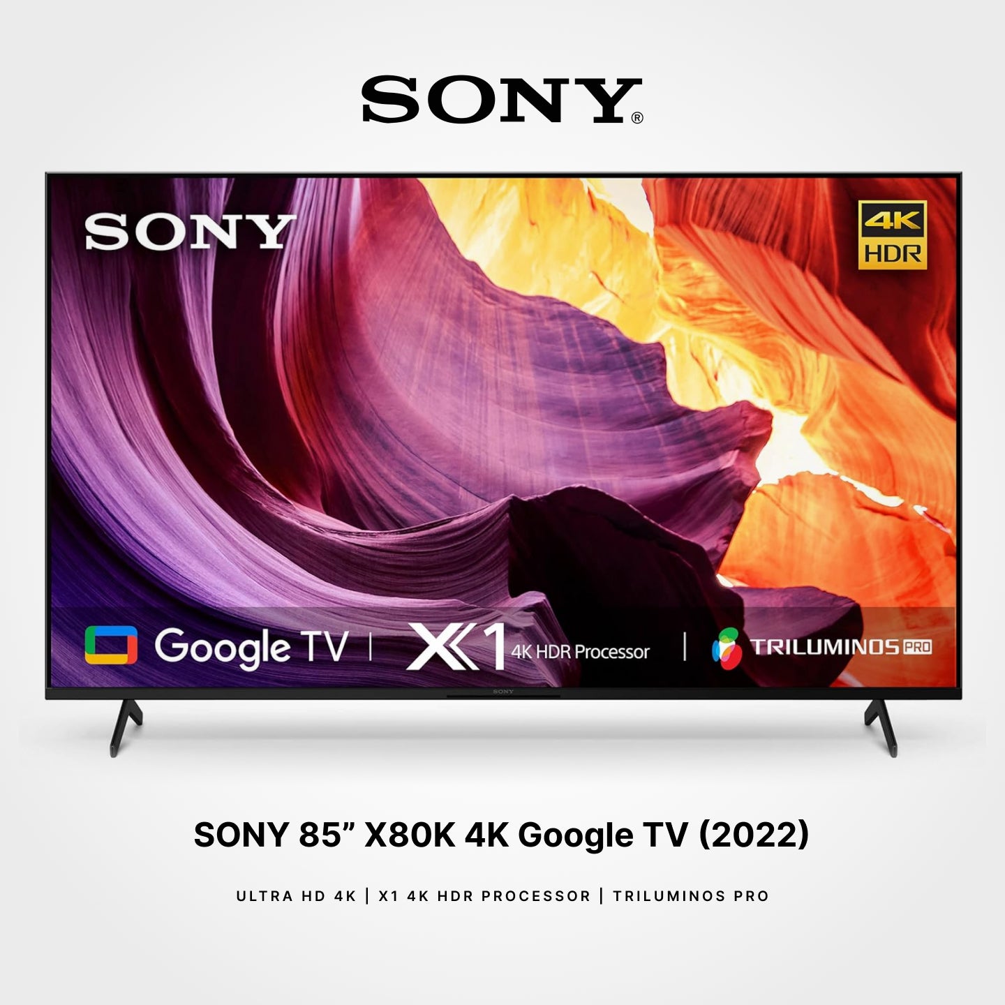 SONY 55"/65"/75"/85" X80K HDR LED 4K HDR Google TV