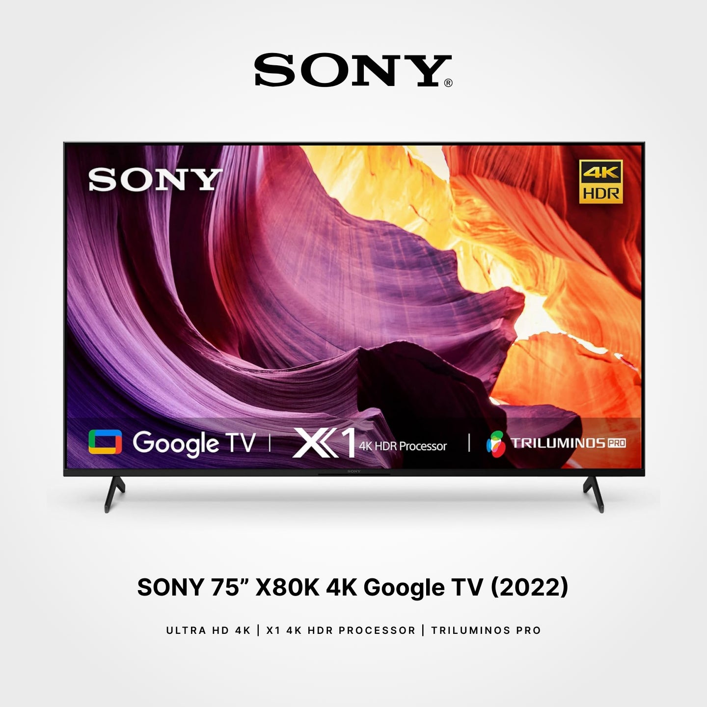 SONY 55"/65"/75"/85" X80K HDR LED 4K HDR Google TV