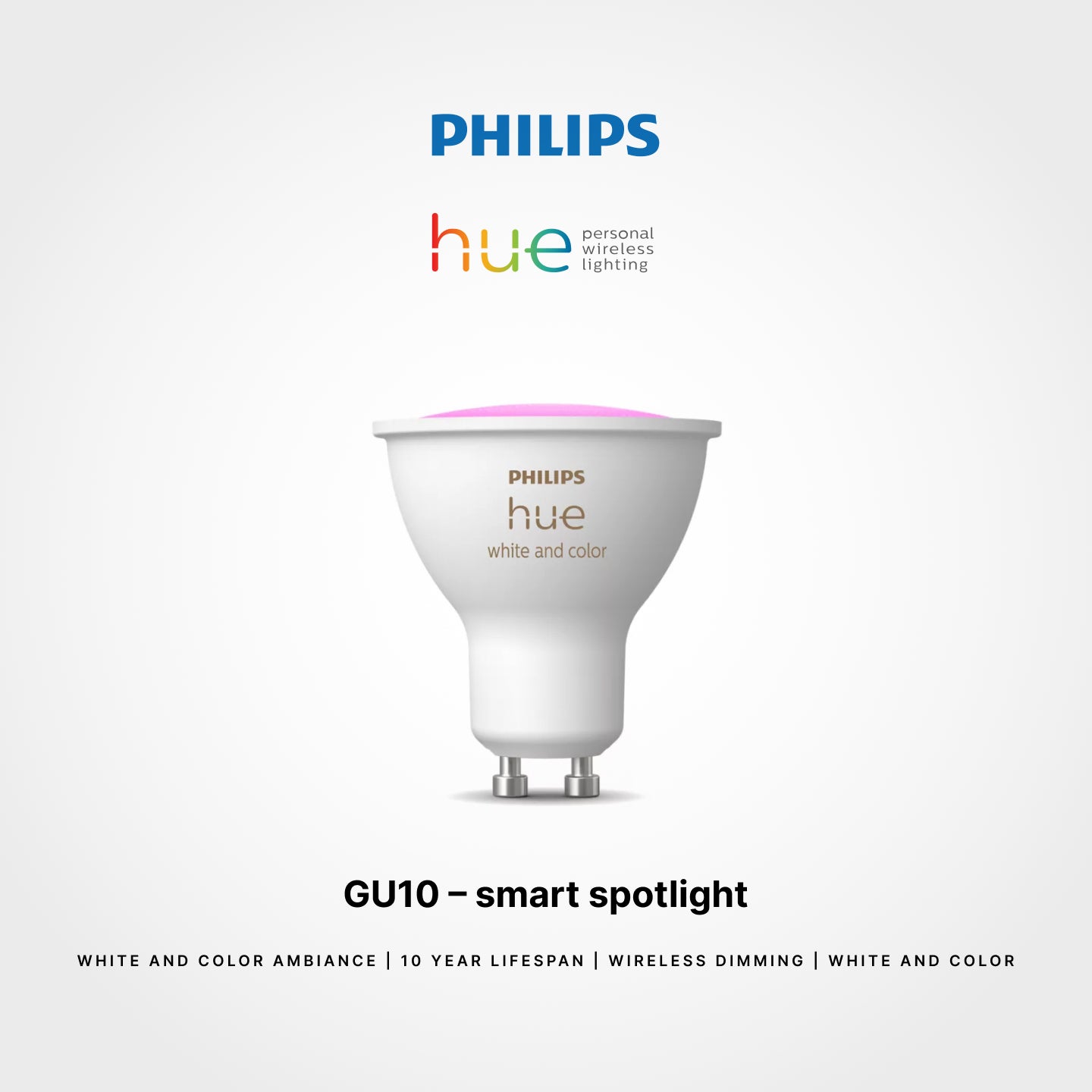 Philips HUE GU10 - smart spotlight
