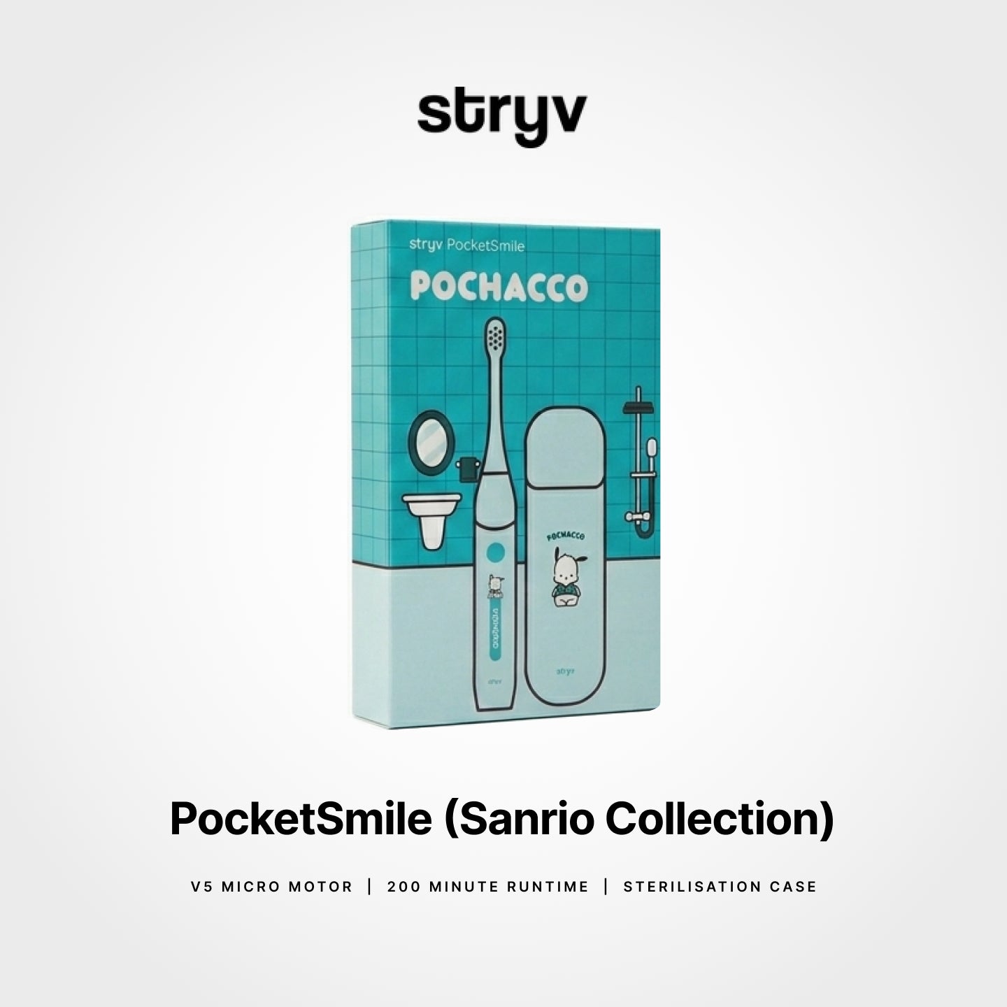 Stryv x Sanrio Characters PocketSmile Collaboration