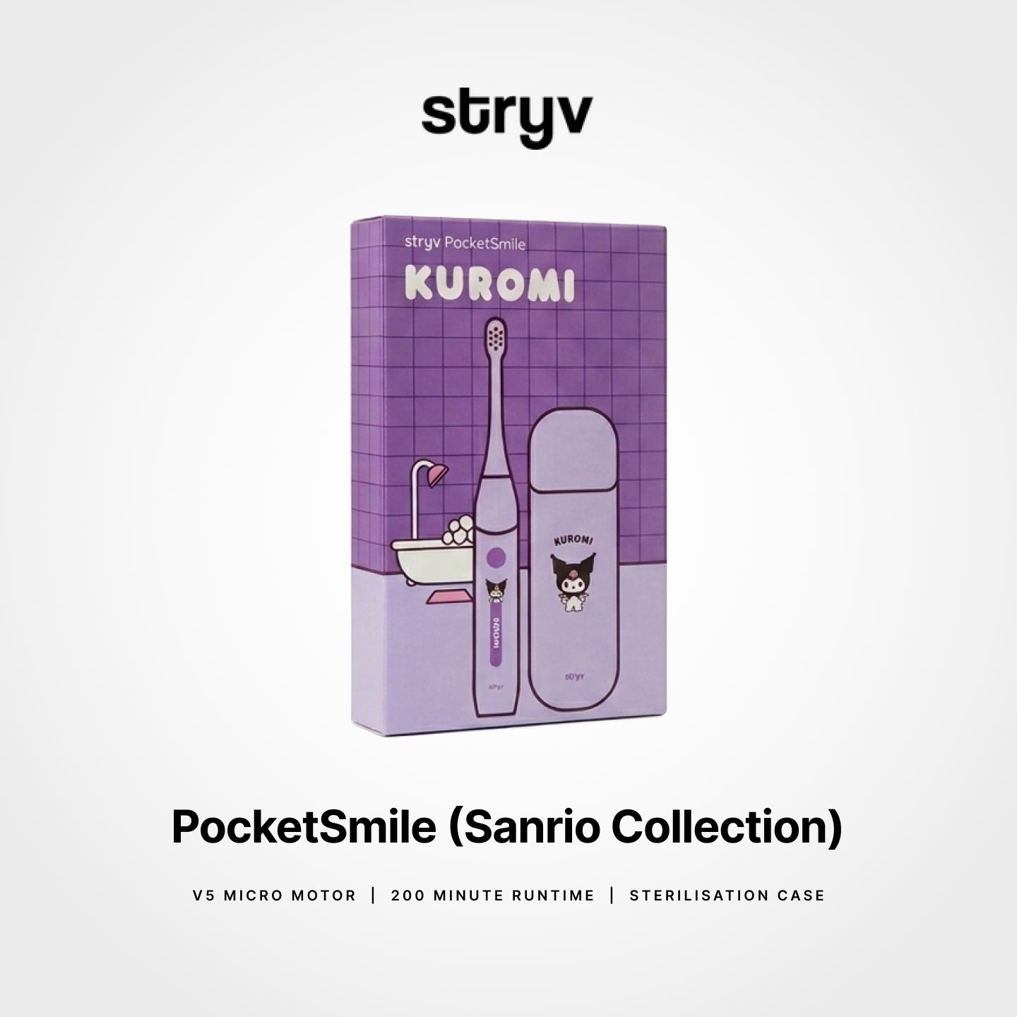 Stryv x Sanrio Characters PocketSmile Collaboration