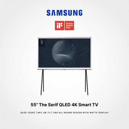 Samsung The Serif 55"/65" QLED 4K 360 All Round Design Smart TV