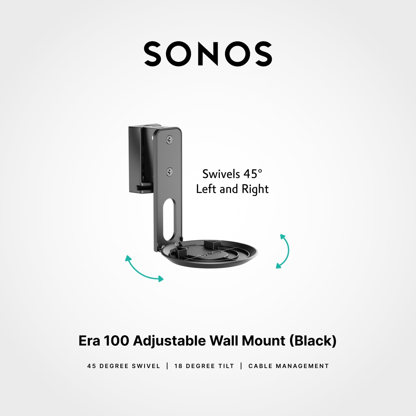 SONOS Era 100 Wall Mount (Single Piece)