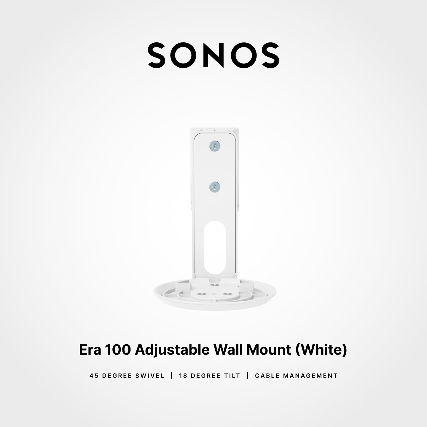 SONOS Era 100 Wall Mount (Single Piece)