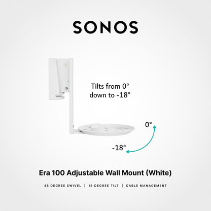 SONOS Era 100 Wall Mount (Single Piece)