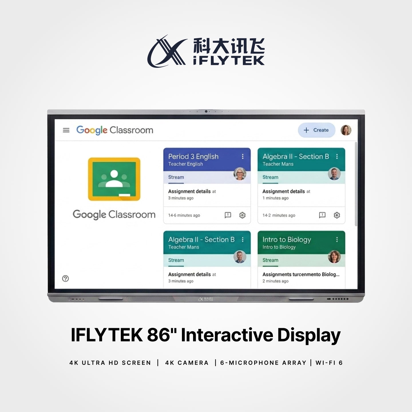 iFLYTEK 86" Interactive Display (MR86DA)