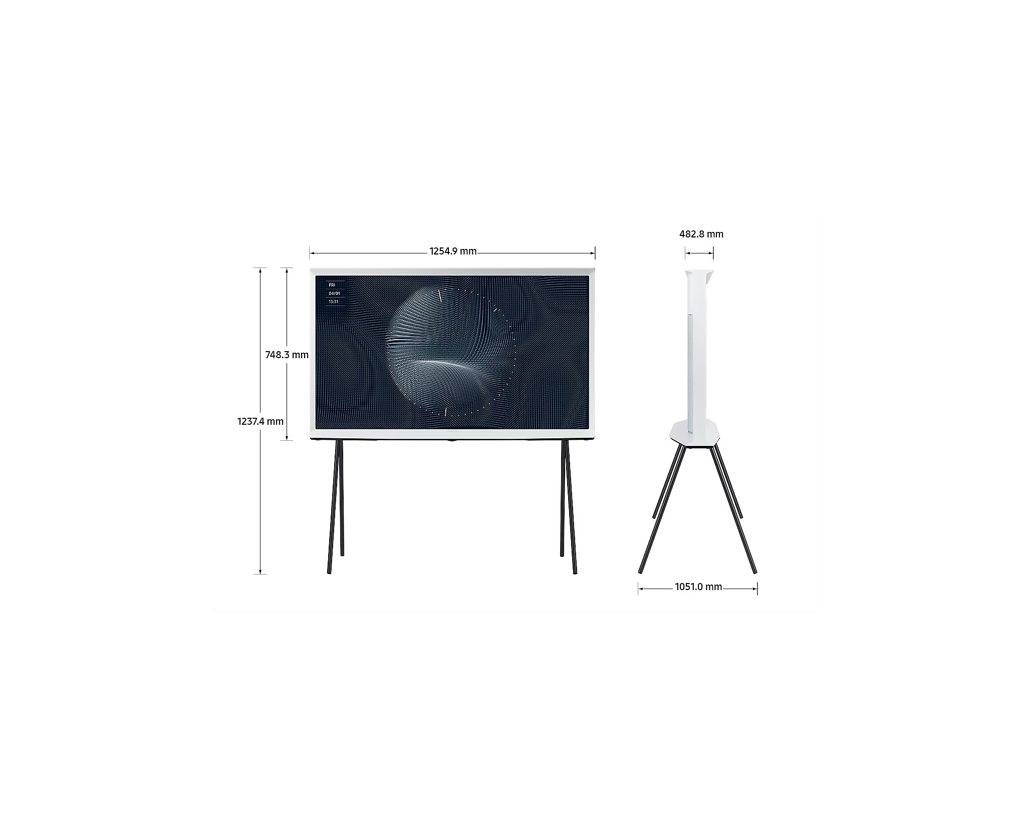 Samsung The Serif 55"/65" QLED 4K 360 All Round Design Smart TV